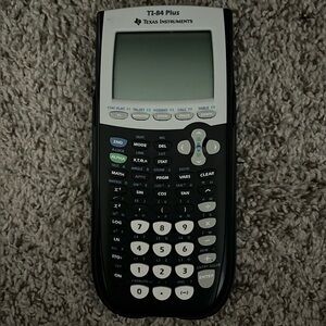 Texas Instruments TI-84 Plus Black and White Calculator